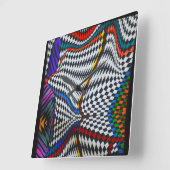 Optische Illusie Wandklok (Hoek)