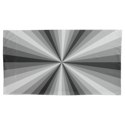 Optische Illusie Zwart Kussen Hoesje Kussensloop (Voorkant)