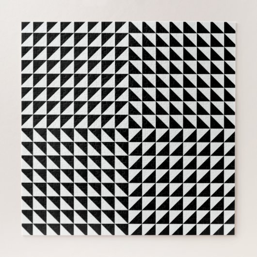 optische illusie zwart legpuzzel (Horizontaal)