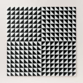 optische illusie zwart legpuzzel (Verticaal)