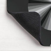 Optische Illusie Zwart Mousepad Muismat (Hoek)