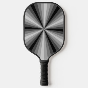 Optische Illusie Zwart Pickleball Paddle