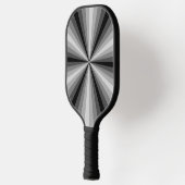 Optische Illusie Zwart Pickleball Paddle (Links)