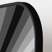 Optische Illusie Zwart Pickleball Paddle (Links Detail)