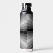 Optische Illusie Zwart Waterfles (Rechts)