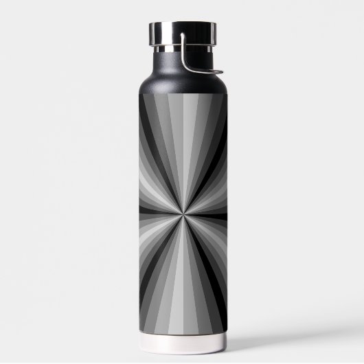Optische Illusie Zwart Waterfles (Links)