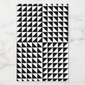 optische illusie zwart wijn etiket (Enkel label)