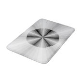 Optische Illusie Zwarte Badmat (Gekanteld)