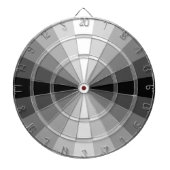 Optische illusie zwarte dart-kaart dartbord (Voorkant)