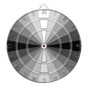 Optische illusie zwarte dart-kaart dartbord