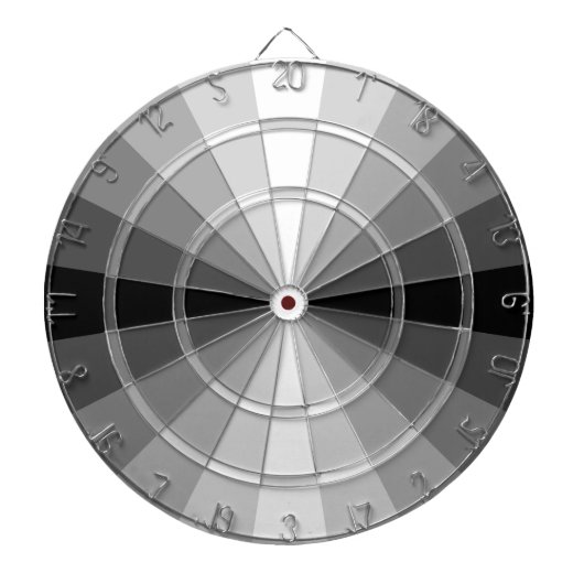 Optische illusie zwarte dart-kaart dartbord (Voorkant)