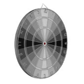 Optische illusie zwarte dart-kaart dartbord (Voorkant Links)
