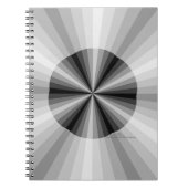 Optische Illusie Zwarte Notitieboek (Voorkant)