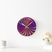 Optische illusieklok - Multicolf Ronde Klok (Huis)