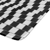 Optische illusielijn vierkant zwart snijplank (Hoek)