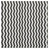 Optische illusielijn vierkant zwart stof (Swatch)