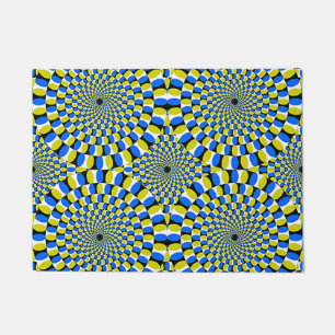 optische illusies: 18x24-klepmat deurmat