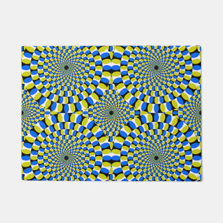 optische illusies: 18x24-klepmat deurmat