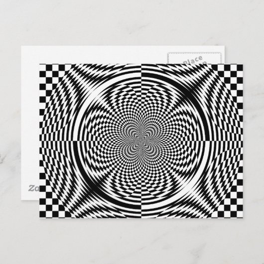 Optische illusies briefkaart (Voorkant / Achterkant)