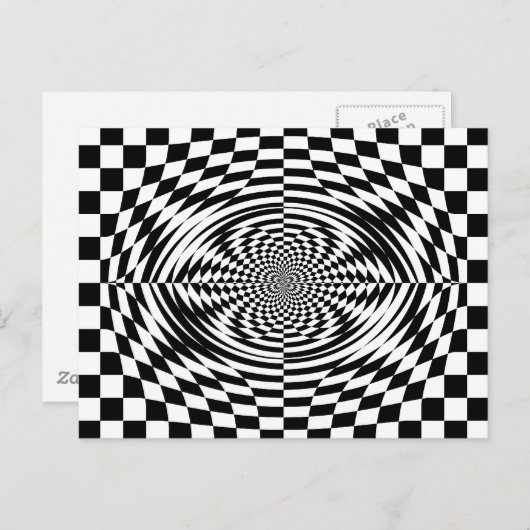 Optische illusies briefkaart (Voorkant / Achterkant)