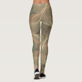 Optische illusies: geometrische intriges leggings (Achterkant)