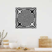 Optische illusies (vanaf $ 11,95) poster (Keuken)