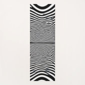 Optische illusietunnel – Hypnotisch zwart-wit Yogamat (Voorkant)