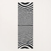 Optische illusietunnel – Hypnotisch zwart-wit Yogamat (Achterkant)