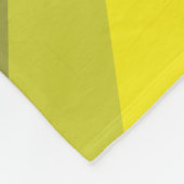 Optische Illusion Gele Fleece Deken (Hoek)