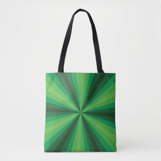 Optische Illusion Green All-over-Print tas (Voorkant)