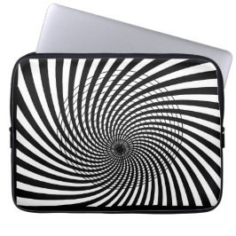 OPTISCHE ILLUSION Retro Art-laptophoes Laptop Sleeve