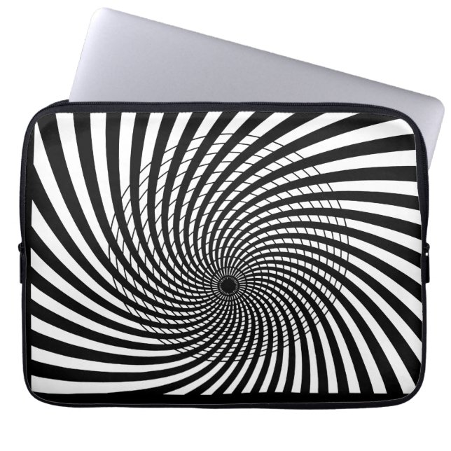 OPTISCHE ILLUSION Retro Art-laptophoes Laptop Sleeve (Voorkant)