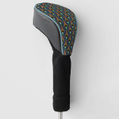 Optische Illusoire Fractale patronen Golfheadcover (Schuin)