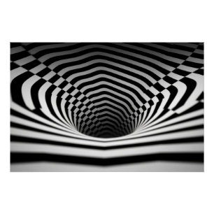 Optische illustraties perfect poster