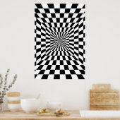 optische illustreerschapentunnel poster (Keuken)