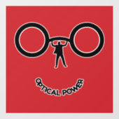 Optische kracht raamsticker (Vel)