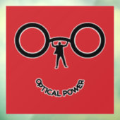 Optische kracht raamsticker (Vel 3)