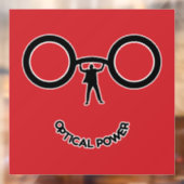 Optische kracht raamsticker (Vel 2)