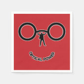 Optische kracht servet (Voorkant)