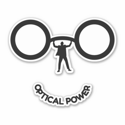 Optische kracht sticker (Voorkant)