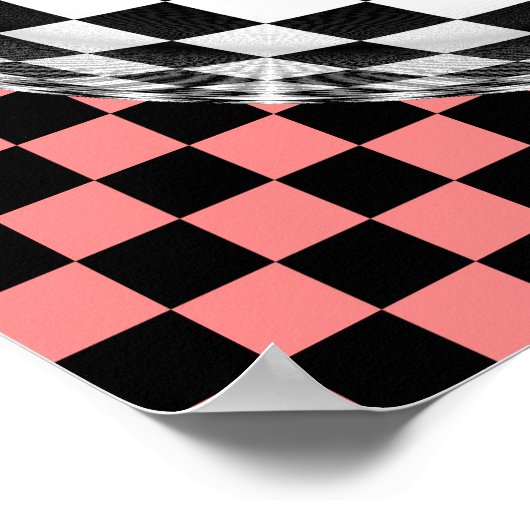 Optische kunst poster (Hoek)