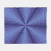 Optische lichtblauwe vlootsbank fleece deken (Voorkant (Horizontaal))