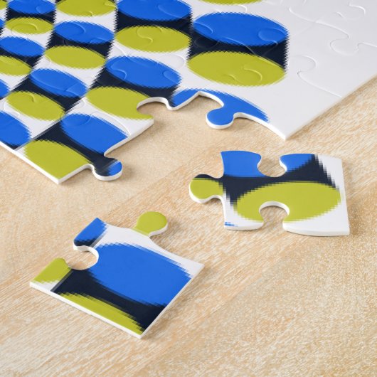 Optische lichtcirkels legpuzzel (Zijkant)