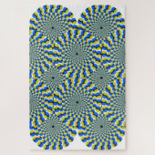 Optische lichtcirkels legpuzzel (Verticaal)