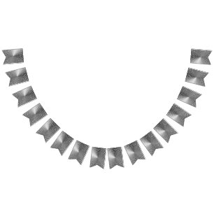 Optische lichthoek helling NOIR zilver/wit Vlaggetjes