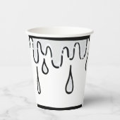 Optische lichting 2D Comic Birthday Party Papieren Bekers (Voorkant)