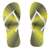 Optische lichtlichtgele Teenslippers (Voetbed)