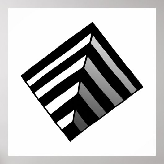 Optische lichtopening poster (Voorkant)