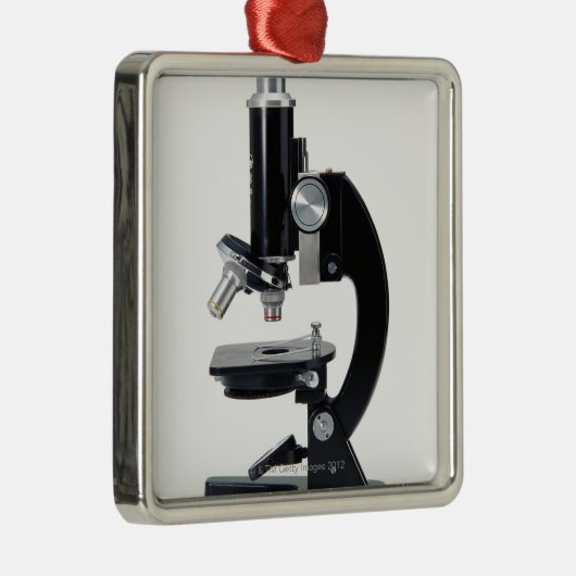 Optische microscoop 2 metalen ornament (Rechts)