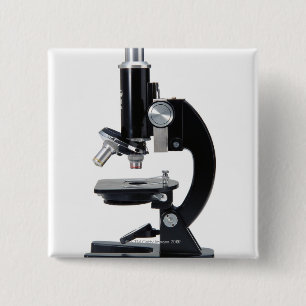 Optische microscoop 2 vierkante button 5,1 cm